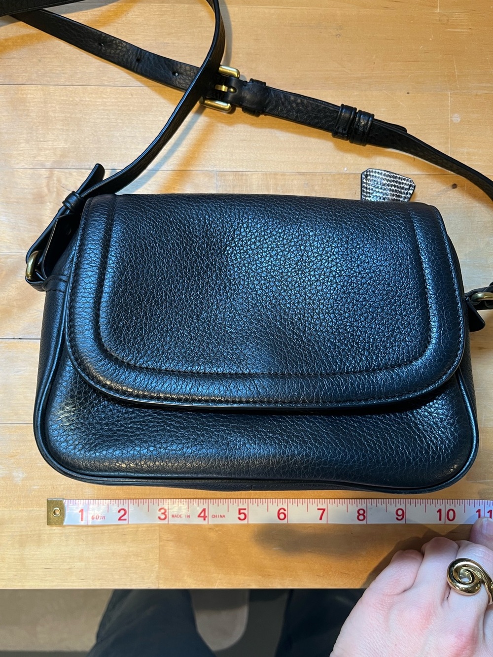 EUC JCrew Black Crossbody Bag
